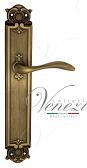 Дверная ручка Venezia на планке PL97 мод. Alessandra (мат. бронза) проходная