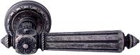 Дверная ручка Melodia мод. Nike 246D на розетке 50D (античное серебро)